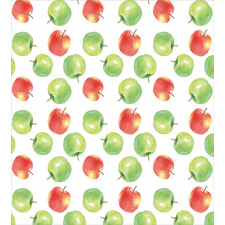 Watercolor Fruit Pattern Duvet Cover Set