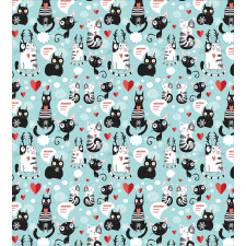 Kitties Love Daydreaming Duvet Cover Set