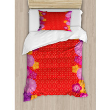 Auspicious Bellflower Duvet Cover Set