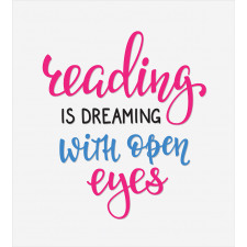 Reading is Dreaming Words Duvet Cover Set