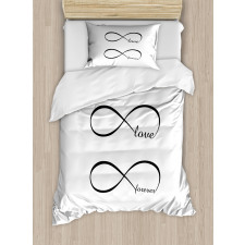 Infinity Monochrome Duvet Cover Set