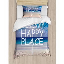 This is My Happy Place Duvet Cover Set