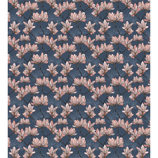 Magnolia Flowers Japan Duvet Cover Set