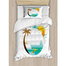 Tropic Paradise Summer Duvet Cover Set