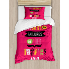 Positive Saying Duvet Cover Set