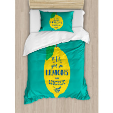 Make Lemonade Duvet Cover Set