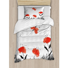 Abstract Pastoral Field Duvet Cover Set