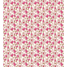 Pink Magnolia Garden Duvet Cover Set