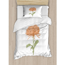 Retro Blooming Nature Duvet Cover Set