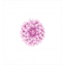 Purple Dahlia with Magenta Duvet Cover Set