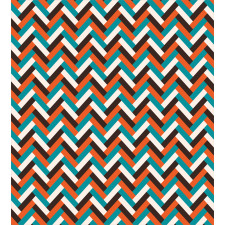 Retro Herringbone Duvet Cover Set