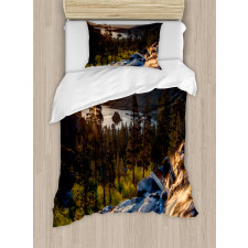 Romantic USA Places Duvet Cover Set