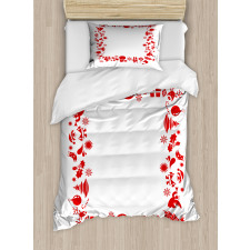 Santa Trees Baubles Duvet Cover Set