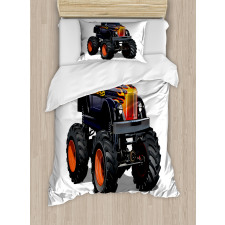 Flame Pattern Pickup Duvet Cover Set