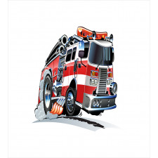 Fire Department Lorry Duvet Cover Set