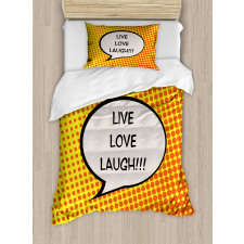 Speech Bubble Duvet Cover Set