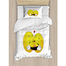 Emoji Hugging Duvet Cover Set