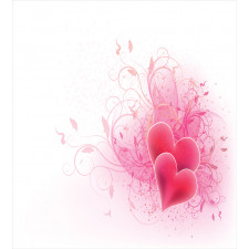 Floral Arrangement Romance Duvet Cover Set