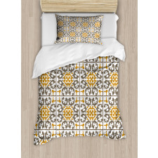 Scroll Tiles Duvet Cover Set