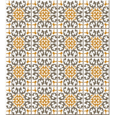 Scroll Tiles Duvet Cover Set