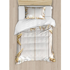 Rustic Wooden Backdrop Duvet Cover Set