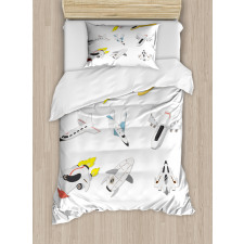 Traveling into the Space Duvet Cover Set