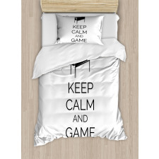 Pinball Machine Fun Duvet Cover Set