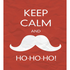 Ho Ho Ho Mustache Duvet Cover Set