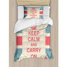 Carry on British Flag Duvet Cover Set