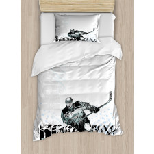 Professional Goaltender Duvet Cover Set