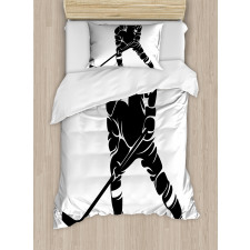 Black Silhouette Match Duvet Cover Set