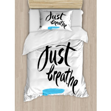 Words Calligraphy Duvet Cover Set