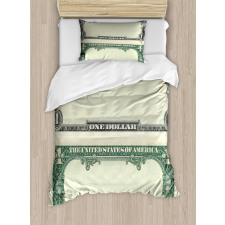 Dollar Buck Duvet Cover Set