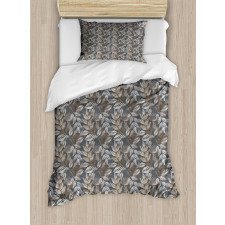 Rustic Branches Leaves Duvet Cover Set