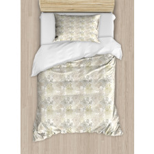 Chrysanthemum Motifs Duvet Cover Set