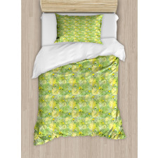 Doodle Daisy Branches Duvet Cover Set