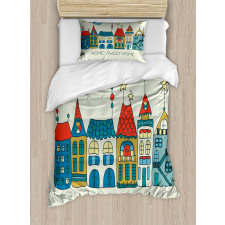 Apartments Town Duvet Cover Set