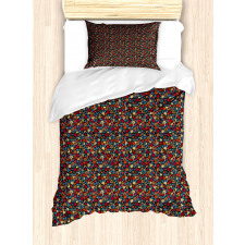 Autumn Fern Foliage Duvet Cover Set