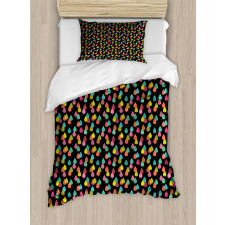 Abstract Raindrops Art Duvet Cover Set