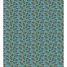 Retro Foliage Pattern Duvet Cover Set