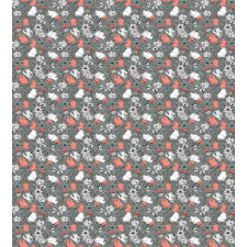 Rustic Flowers Pattern Duvet Cover Set