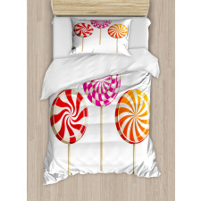 Lolly Pops on Sticks Duvet Cover Set