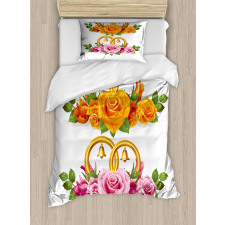 Roses Rings Duvet Cover Set