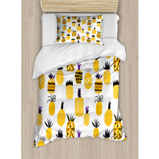 Summertime Pineapples Duvet Cover Set