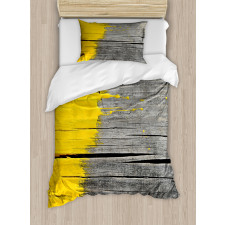 Vintage Wooden Board Duvet Cover Set