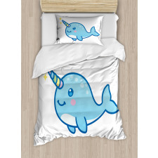 Unicorn of the Sea Duvet Cover Set