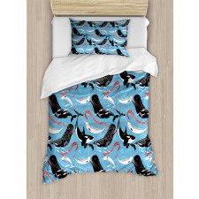 Arctic Ocean Fauna Duvet Cover Set