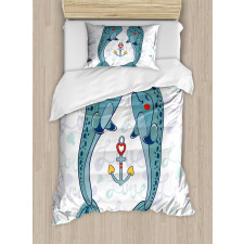 Animal Couple in Love Duvet Cover Set