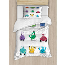 Cheery Cartoon Style Duvet Cover Set