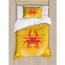 Bubble Seafood Duvet Cover Set